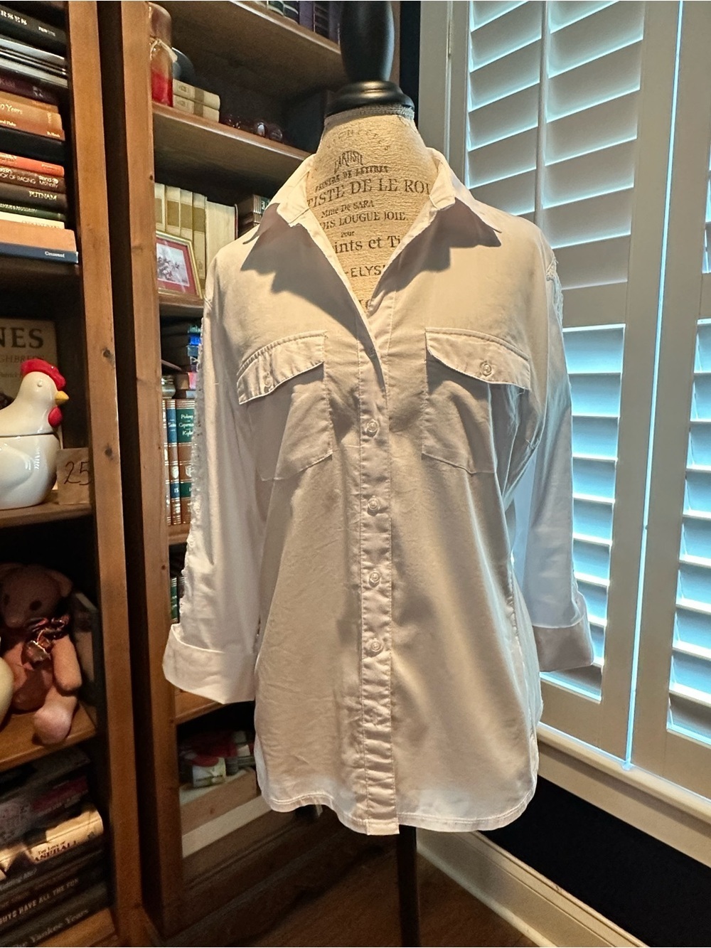 Zac & Rachel White Button-Down Shirt